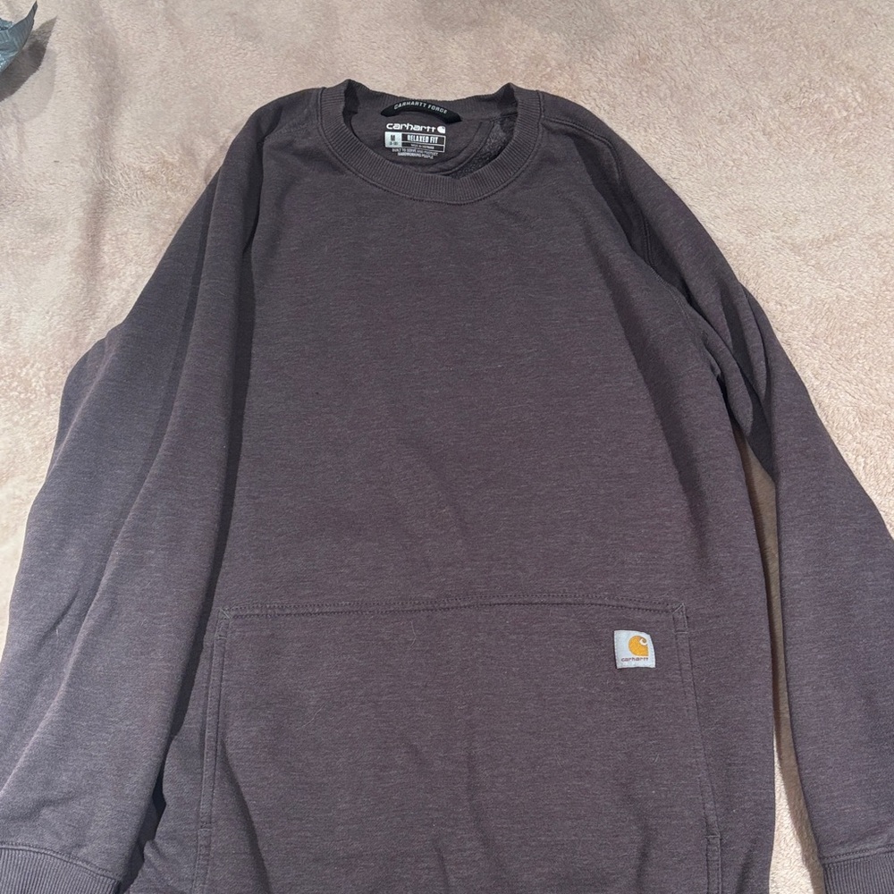 Carhartt women’s Charcoal Crewneck Sweater